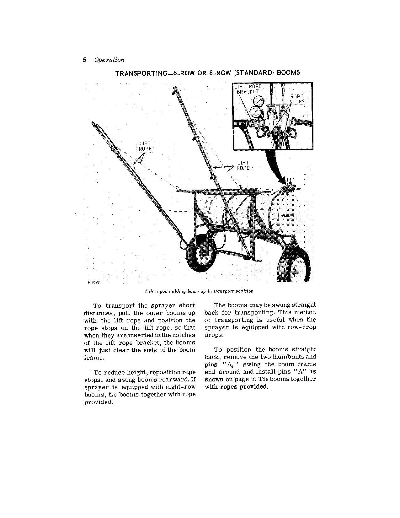 JOHN DEERE 29B SPRAYER OPERATORS MANUAL