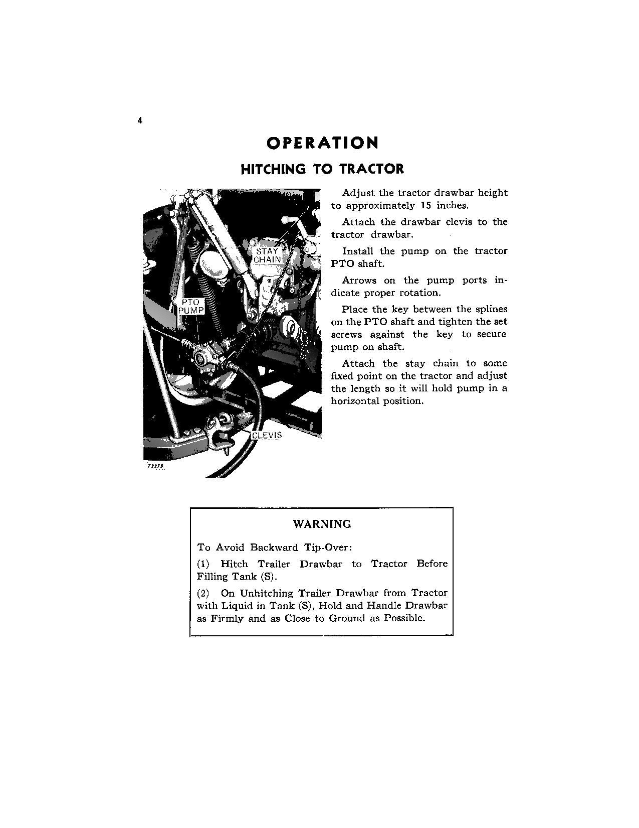 JOHN DEERE 31 SPRAYER OPERATORS MANUAL