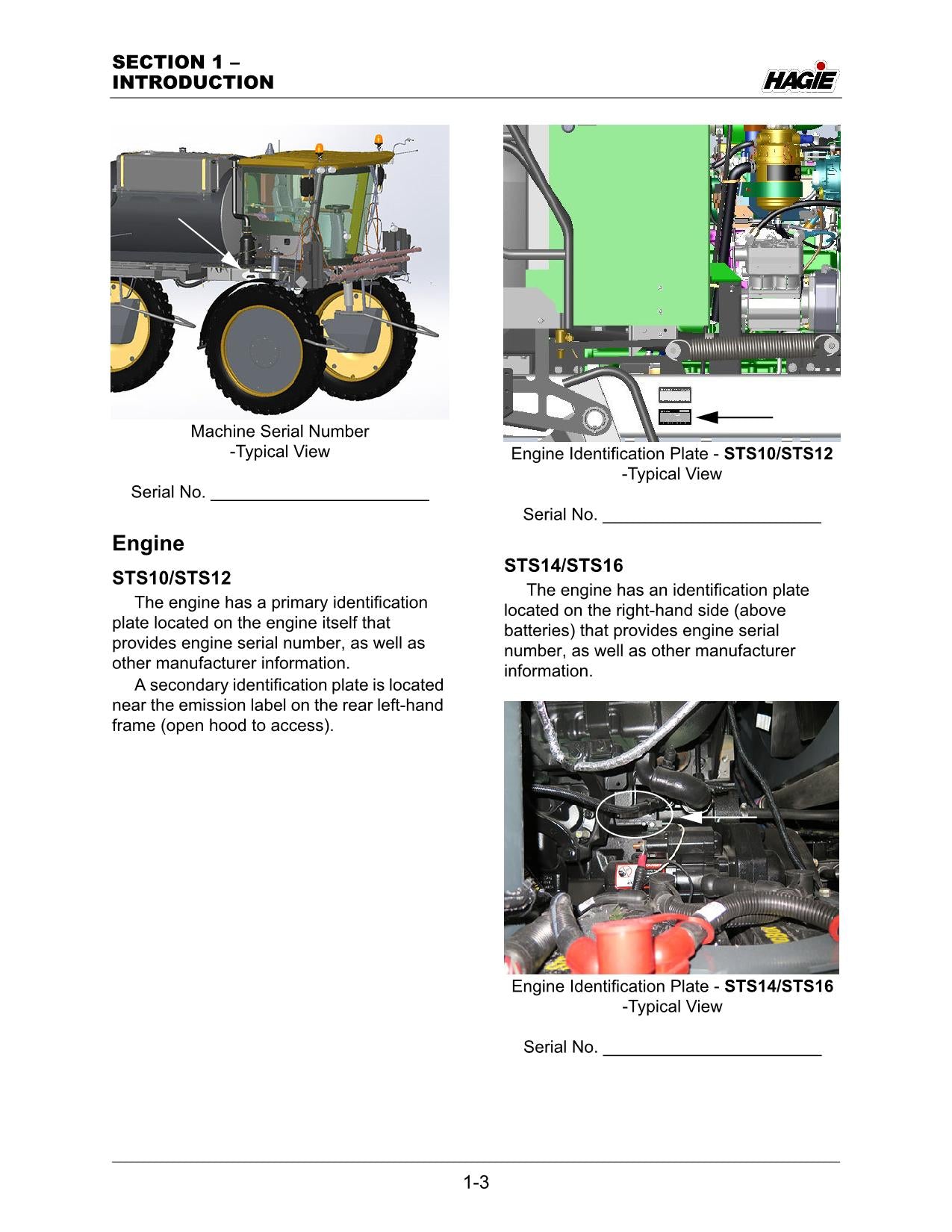 JOHN DEERE STS SPRAYER OPERATORS MANUAL #1