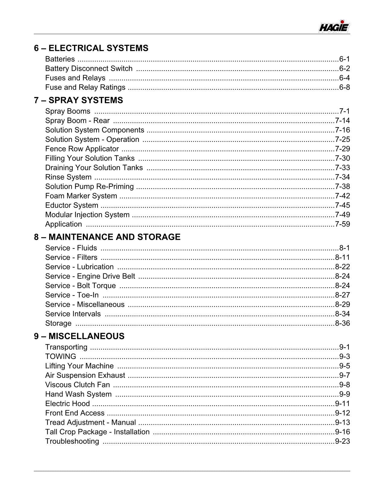 JOHN DEERE DTS10 SPRAYER OPERATORS MANUAL #4