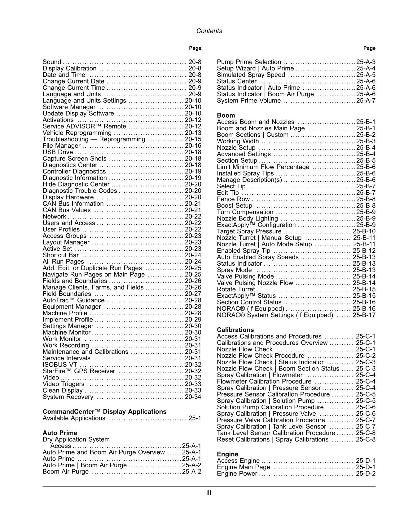 JOHN DEERE STS 20  STS 12  STS 16 SPRAYER OPERATORS MANUAL #2