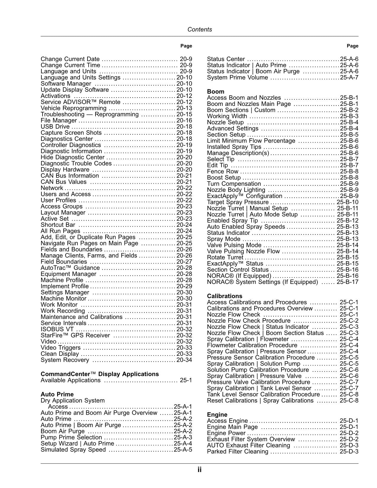 JOHN DEERE STS12  STS16  STS20 SPRAYER OPERATORS MANUAL #3