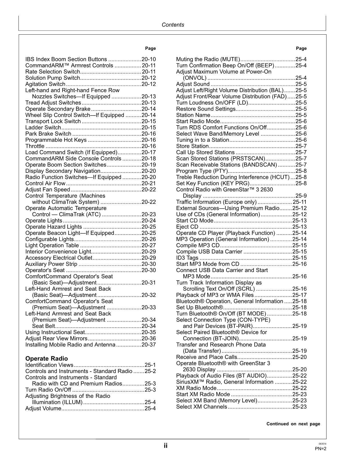 JOHN DEERE R4045 R4030 R4038 SPRAYER OPERATORS MANUAL