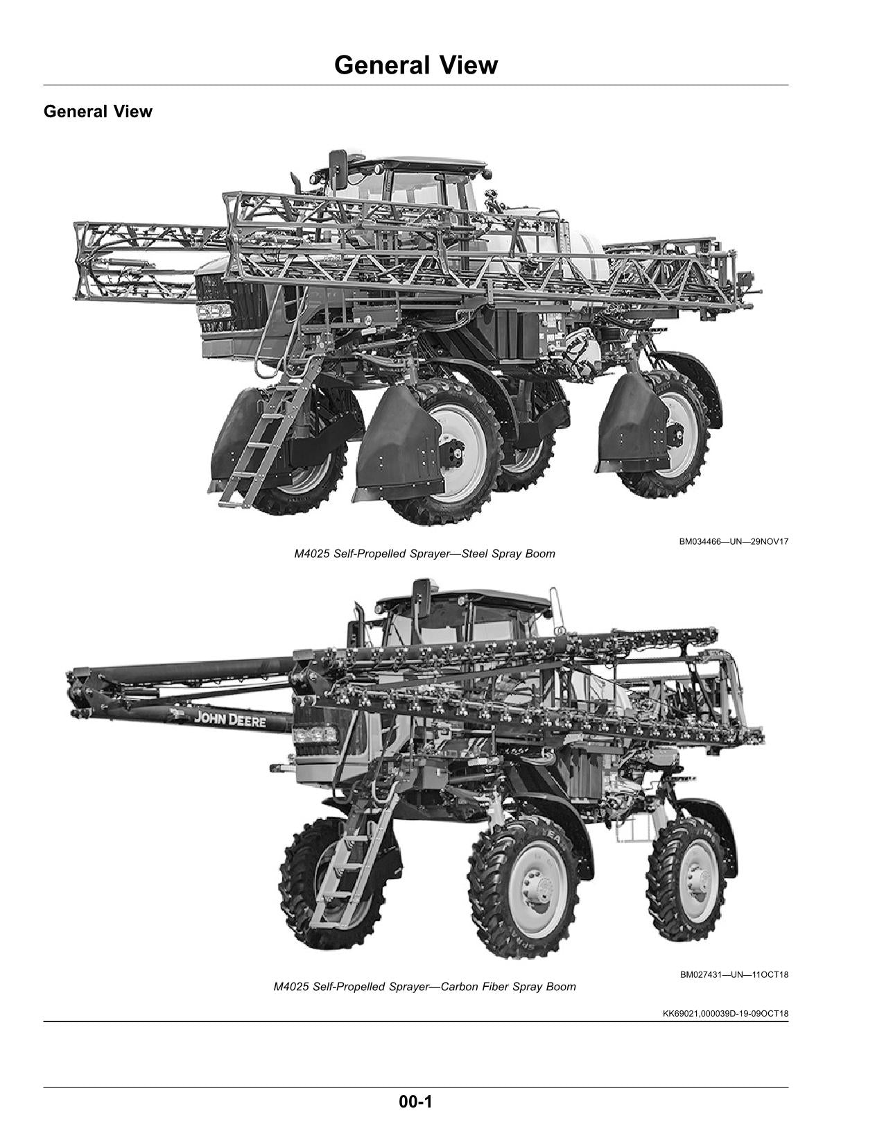 JOHN DEERE M4025 SPRAYER OPERATORS MANUAL #2