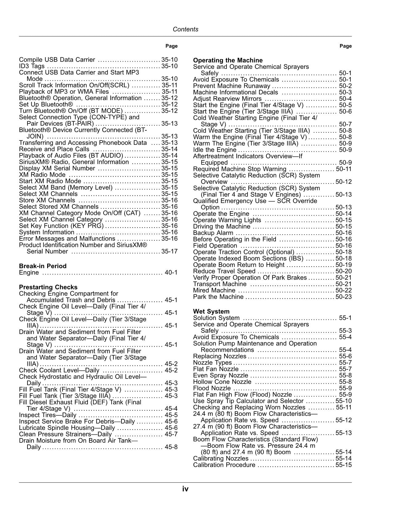 JOHN DEERE R4023 SPRAYER OPERATORS MANUAL #16