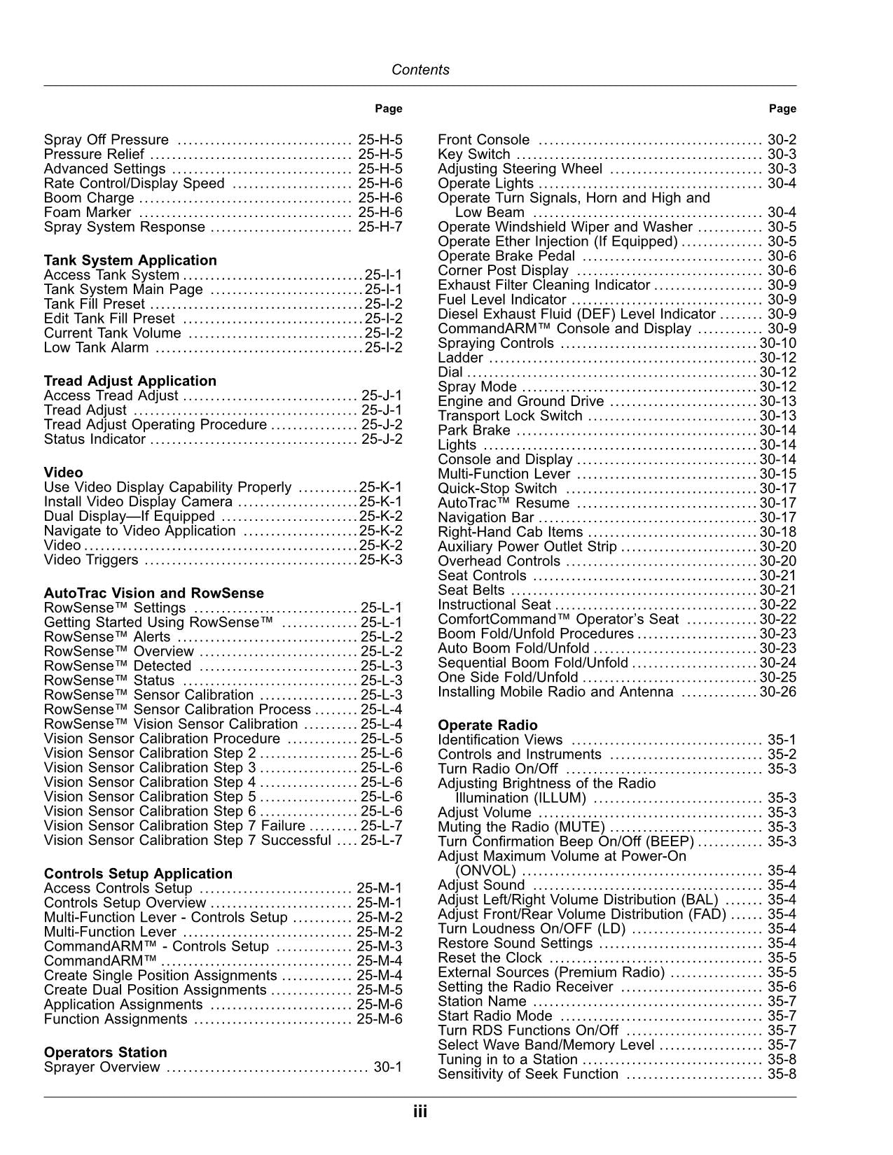 JOHN DEERE R4023 SPRAYER OPERATORS MANUAL #17