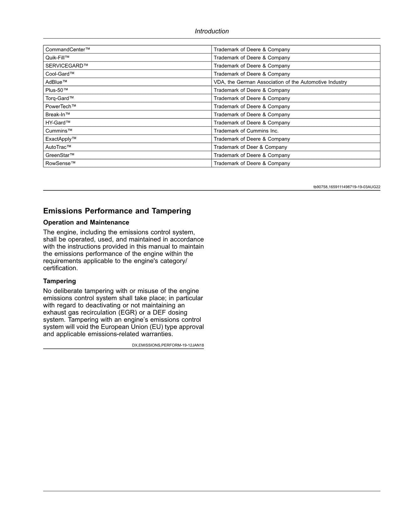 JOHN DEERE R4023 SPRAYER OPERATORS MANUAL #17