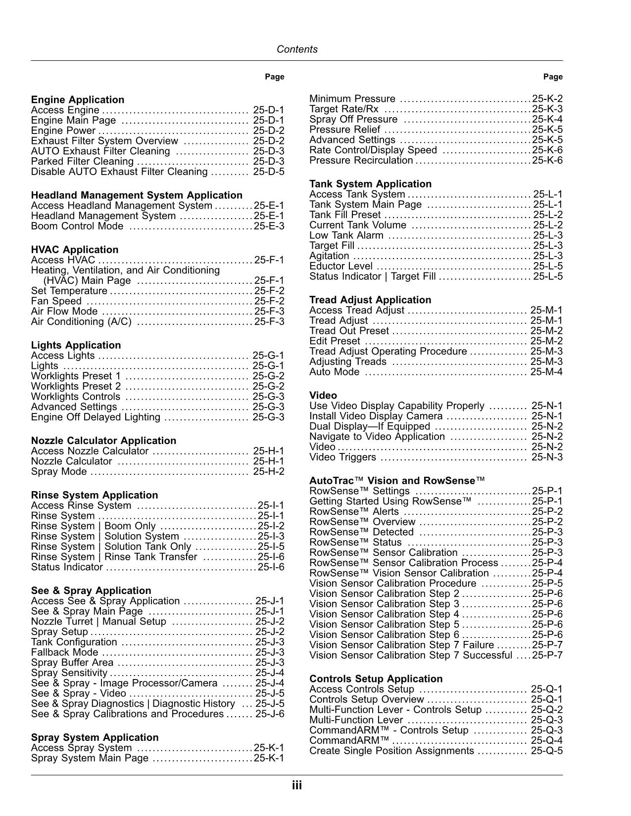 JOHN DEERE 612R  412R  410R SPRAYER OPERATORS MANUAL