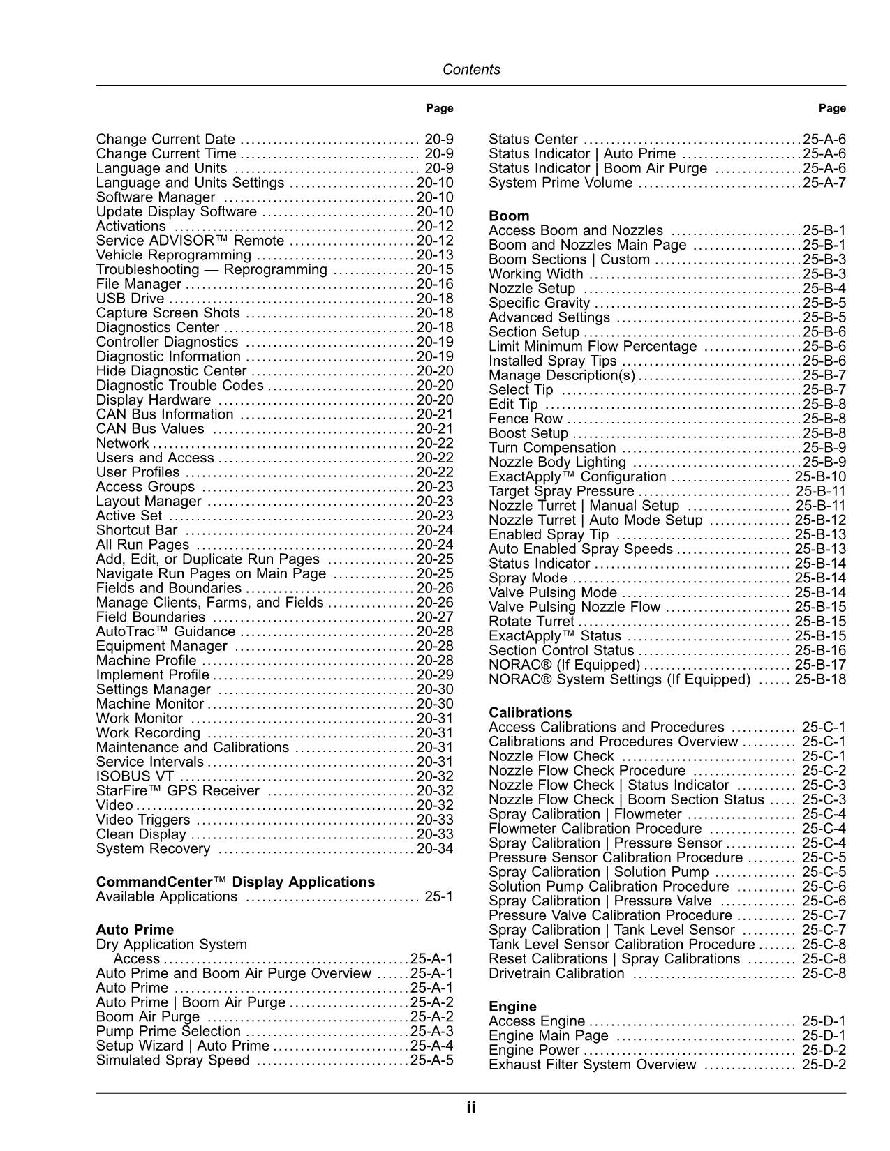 JOHN DEERE STS12  STS16  STS20 SPRAYER OPERATORS MANUAL #4