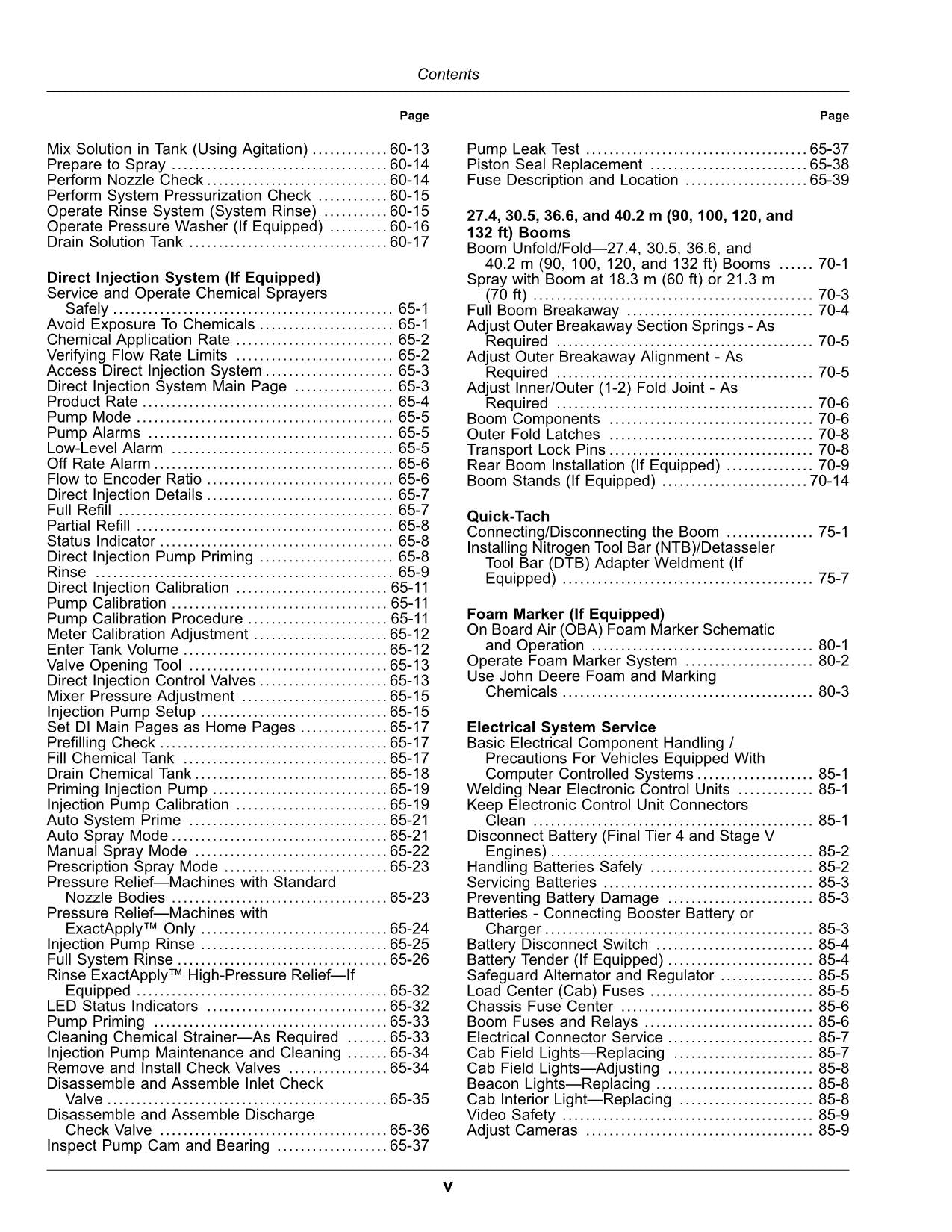 JOHN DEERE STS12  STS16  STS20 SPRAYER OPERATORS MANUAL #4