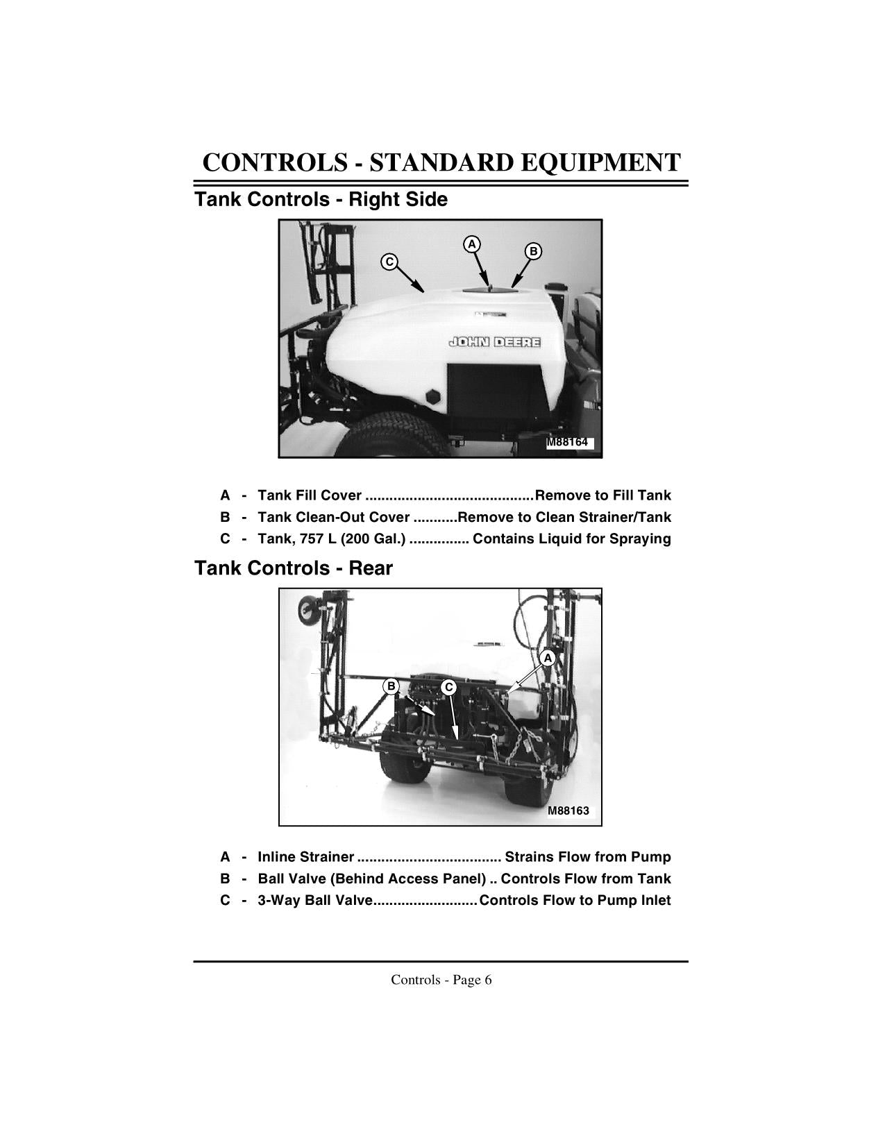 JOHN DEERE 200 18 SPRAYER OPERATORS MANUAL