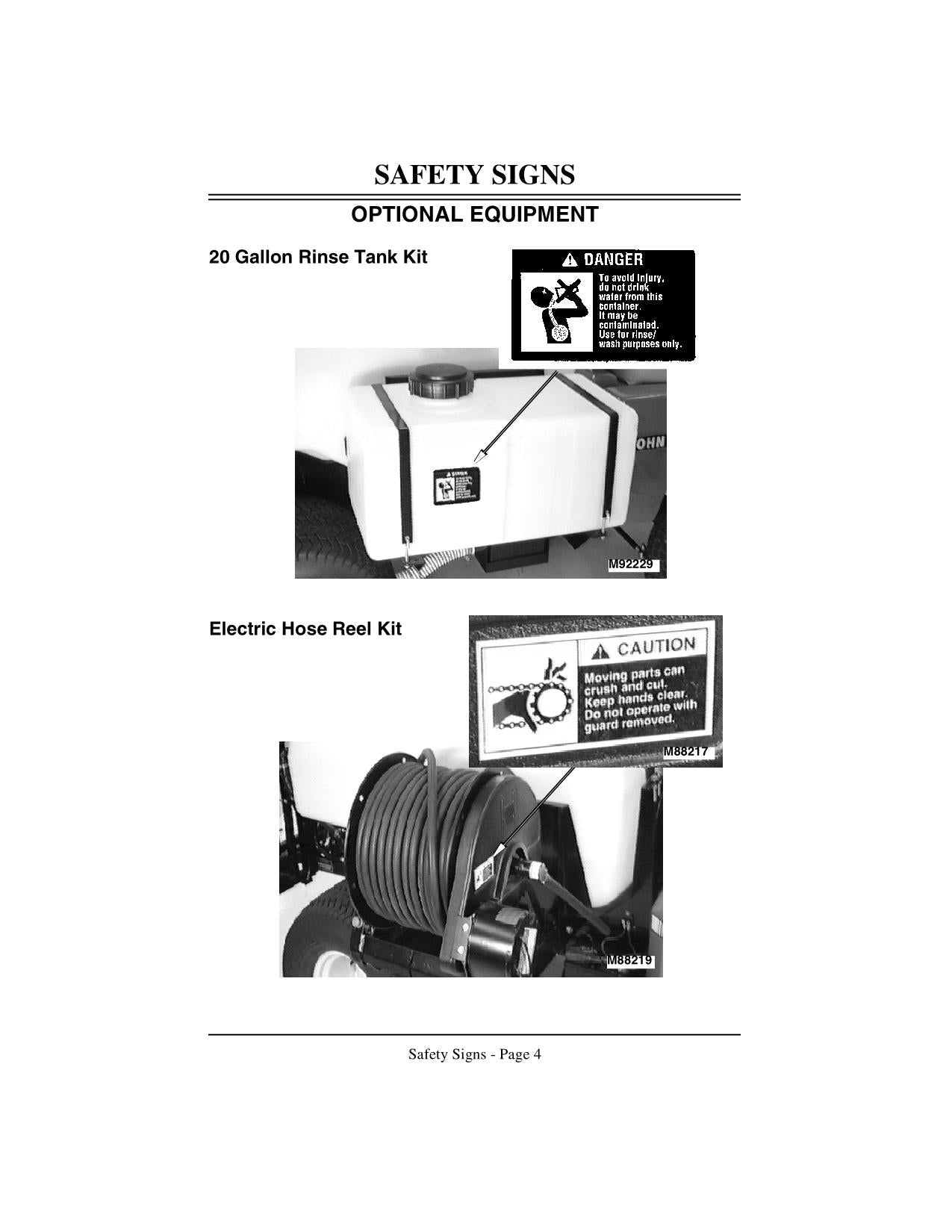 JOHN DEERE 200 18 SPRAYER OPERATORS MANUAL