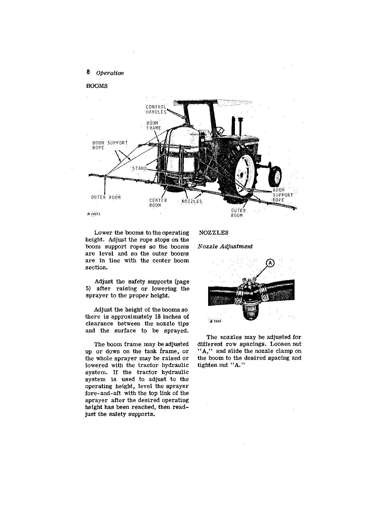 JOHN DEERE 25A SPRAYER OPERATORS MANUAL #2