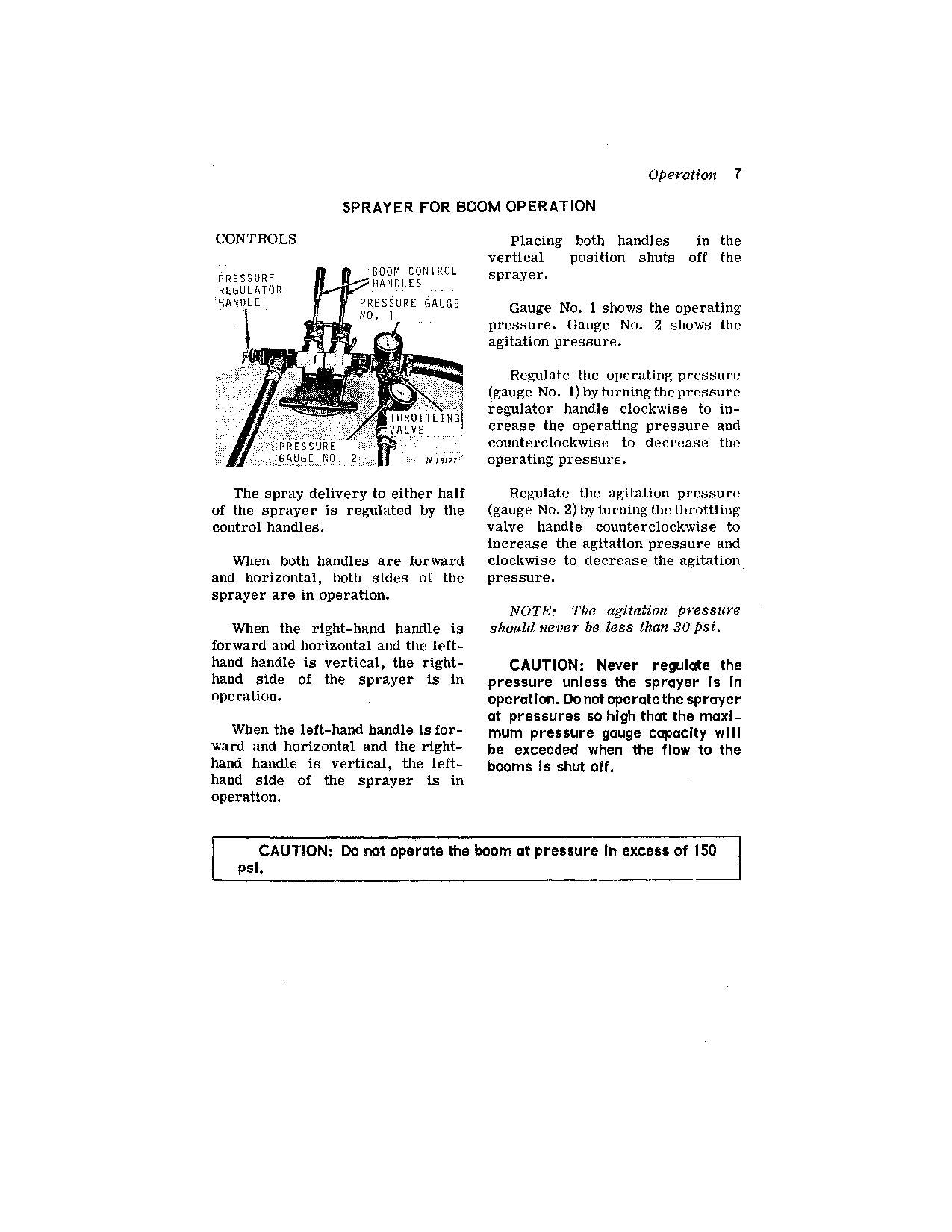 JOHN DEERE 25A SPRAYER OPERATORS MANUAL #2