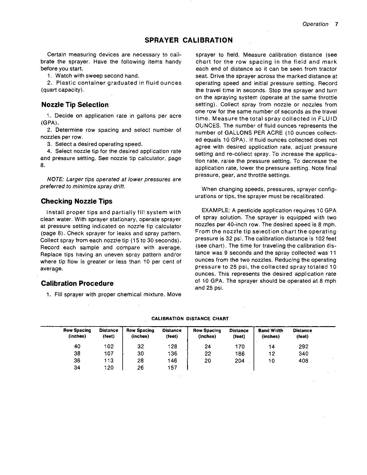 JOHN DEERE 25A SPRAYER OPERATORS MANUAL #3