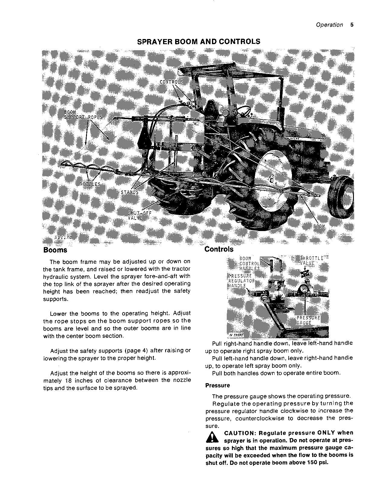 JOHN DEERE 25A SPRAYER OPERATORS MANUAL #3