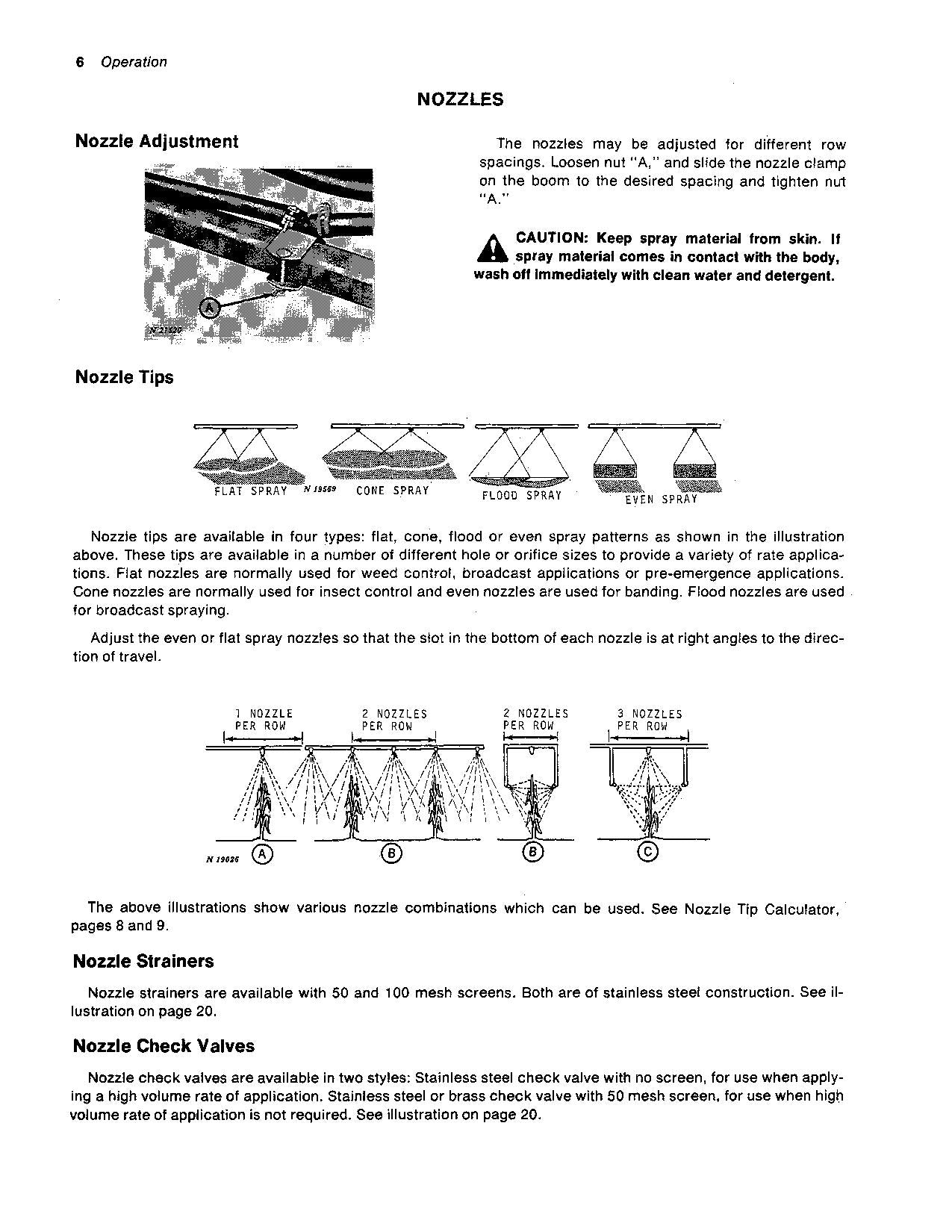 JOHN DEERE 25A SPRAYER OPERATORS MANUAL #3