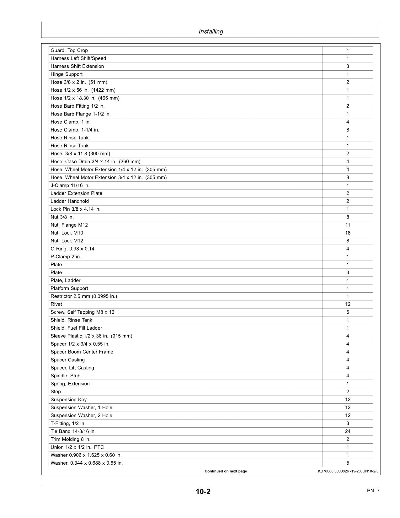 JOHN DEERE 4830  4730 SPRAYER OPERATORS MANUAL