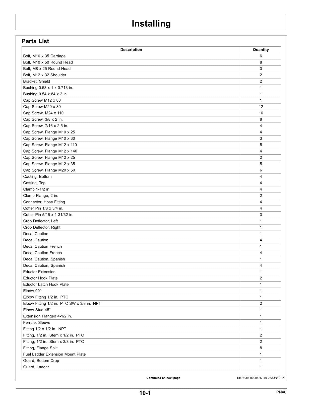 JOHN DEERE 4830  4730 SPRAYER OPERATORS MANUAL