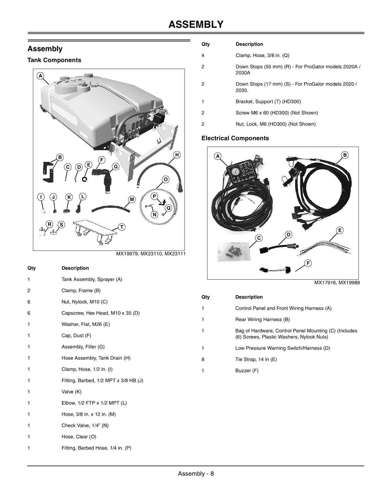 JOHN DEERE 2020 2030 PROGATOR HD300 HD200 SPRAYER OPERATORS MANUAL