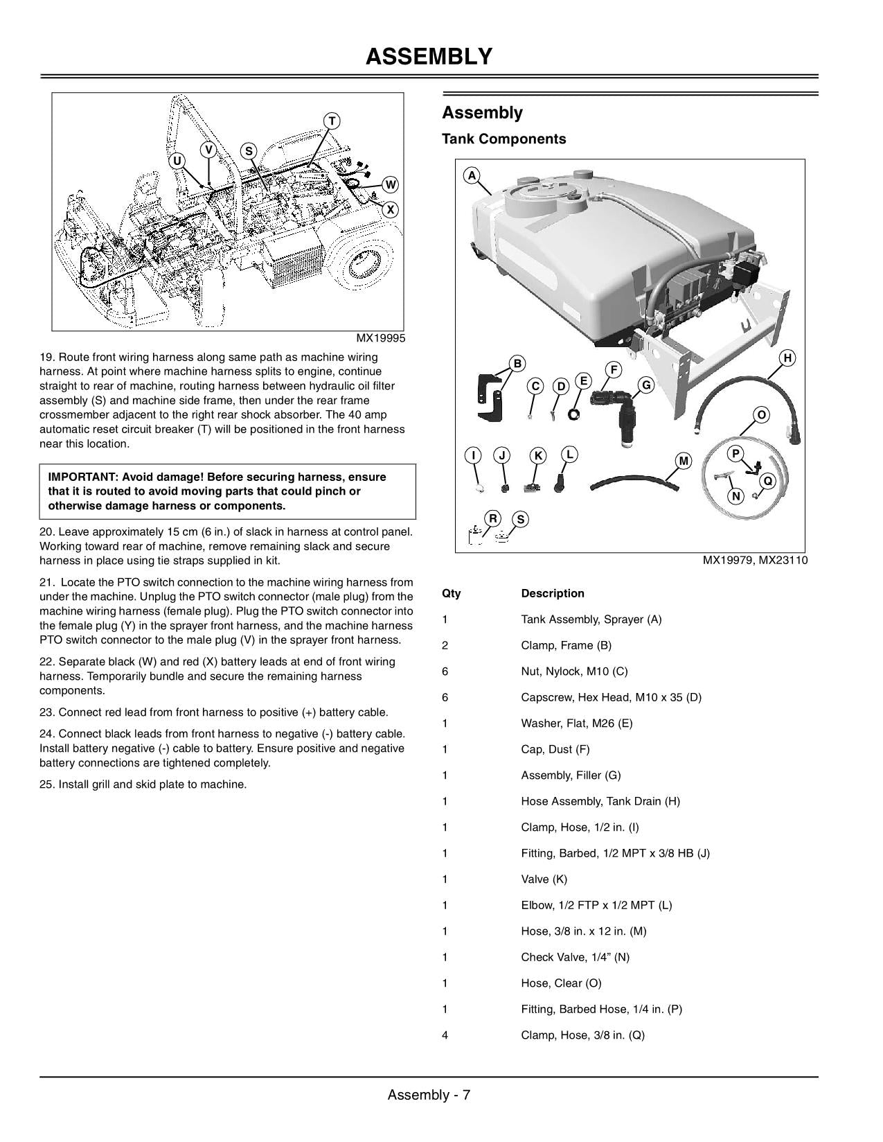 JOHN DEERE HD200 SPRÜHGERÄT BEDIENUNGSANLEITUNG