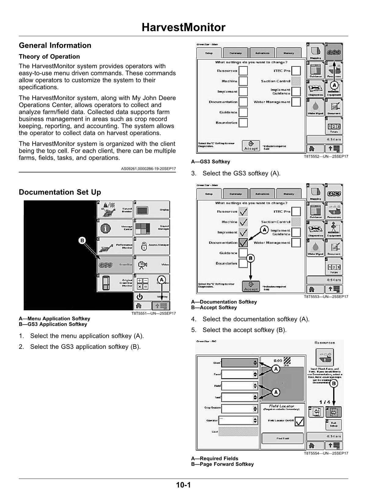 JOHN DEERE 3520 3522 Monitor HARVESTER OPERATORS MANUAL