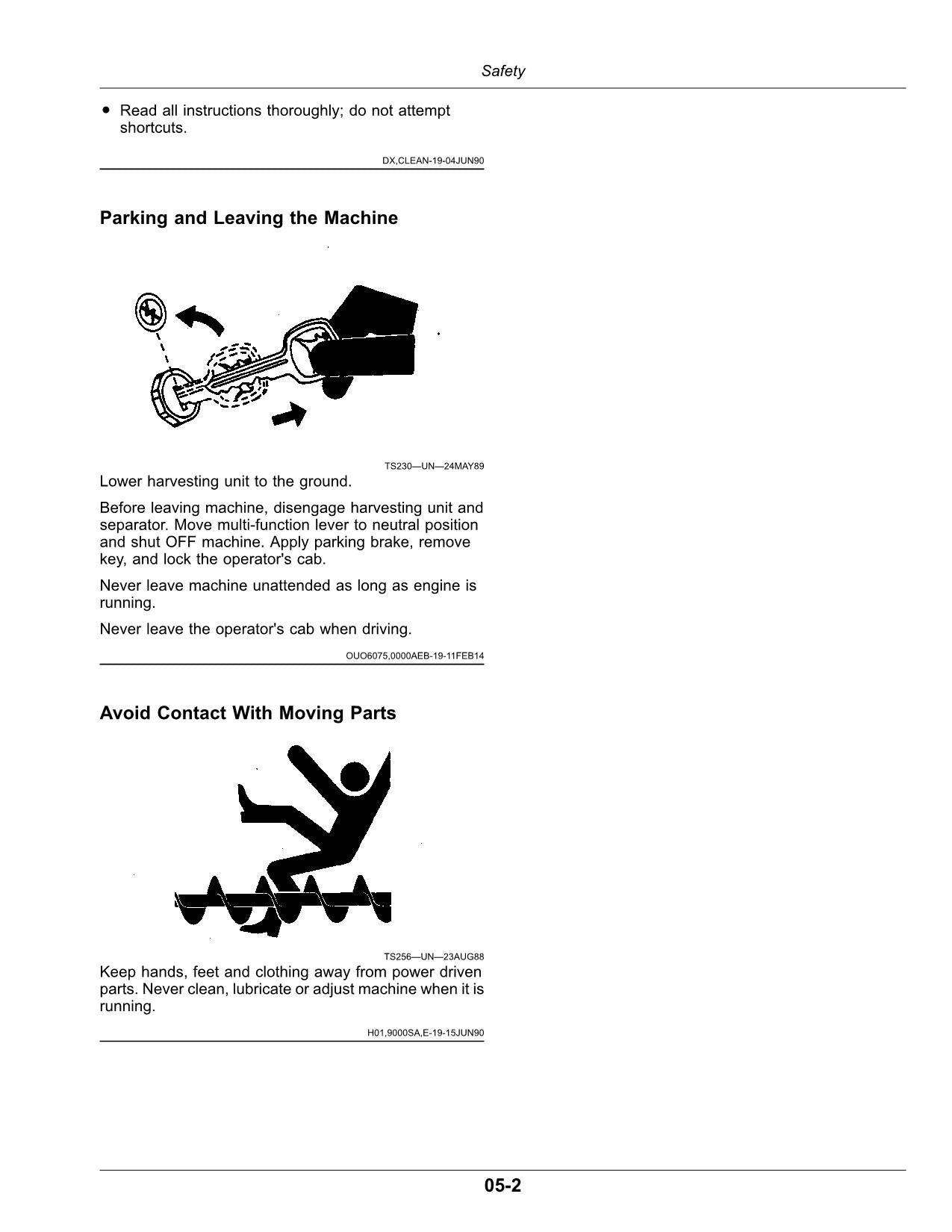 JOHN DEERE 3520 3522 Monitor HARVESTER OPERATORS MANUAL