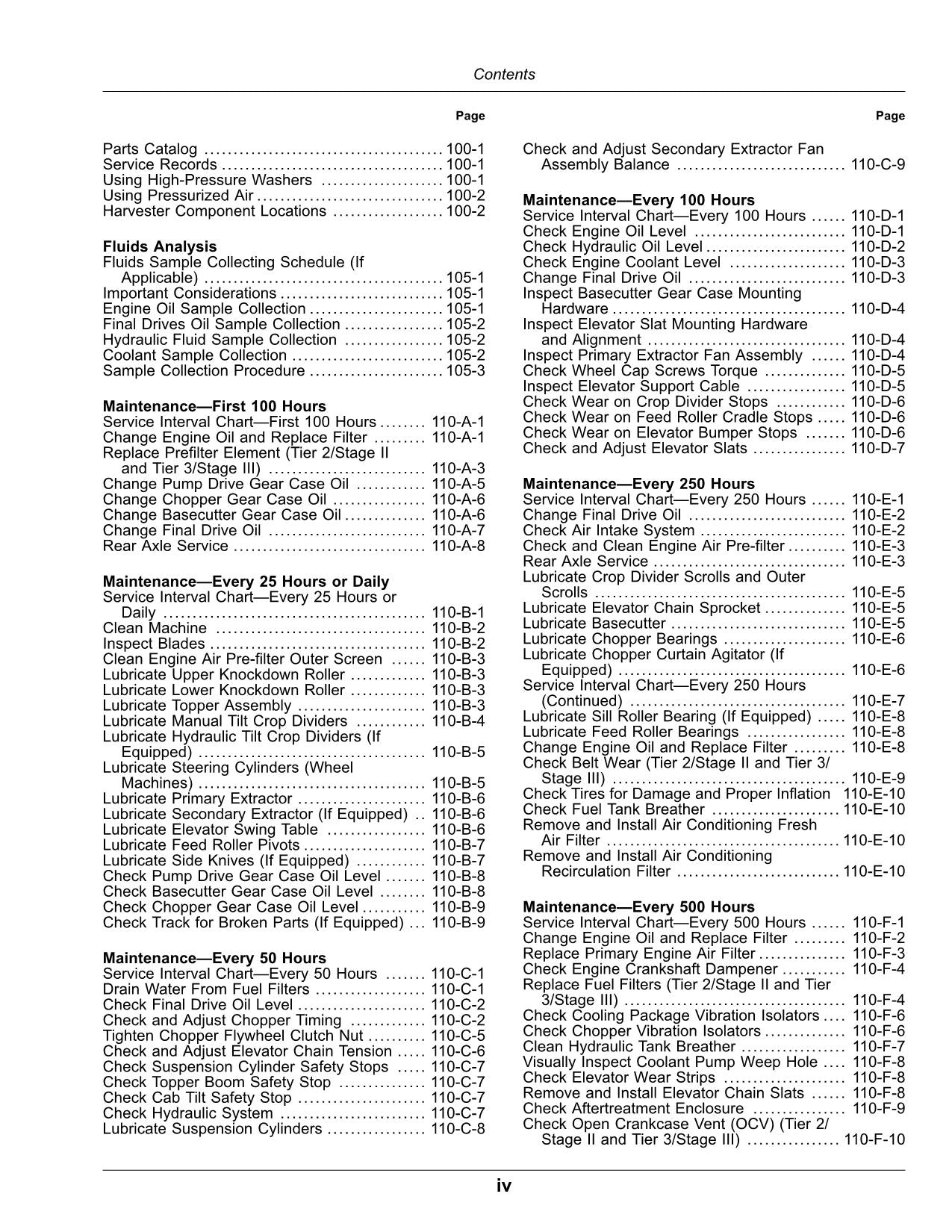 JOHN DEERE CH570 CH670 HARVESTER OPERATORS MANUAL #1