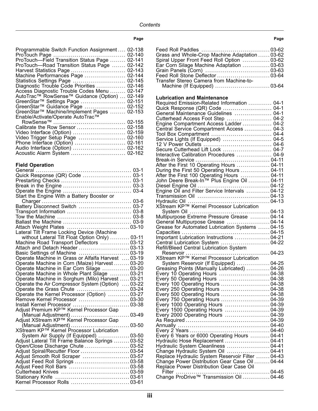 JOHN DEERE 9500 9600 9700 MÄHDRESCHER BEDIENUNGSANLEITUNG #2