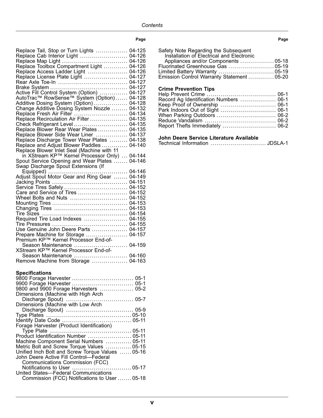 JOHN DEERE 9800 9900 HARVESTER OPERATORS MANUAL #1