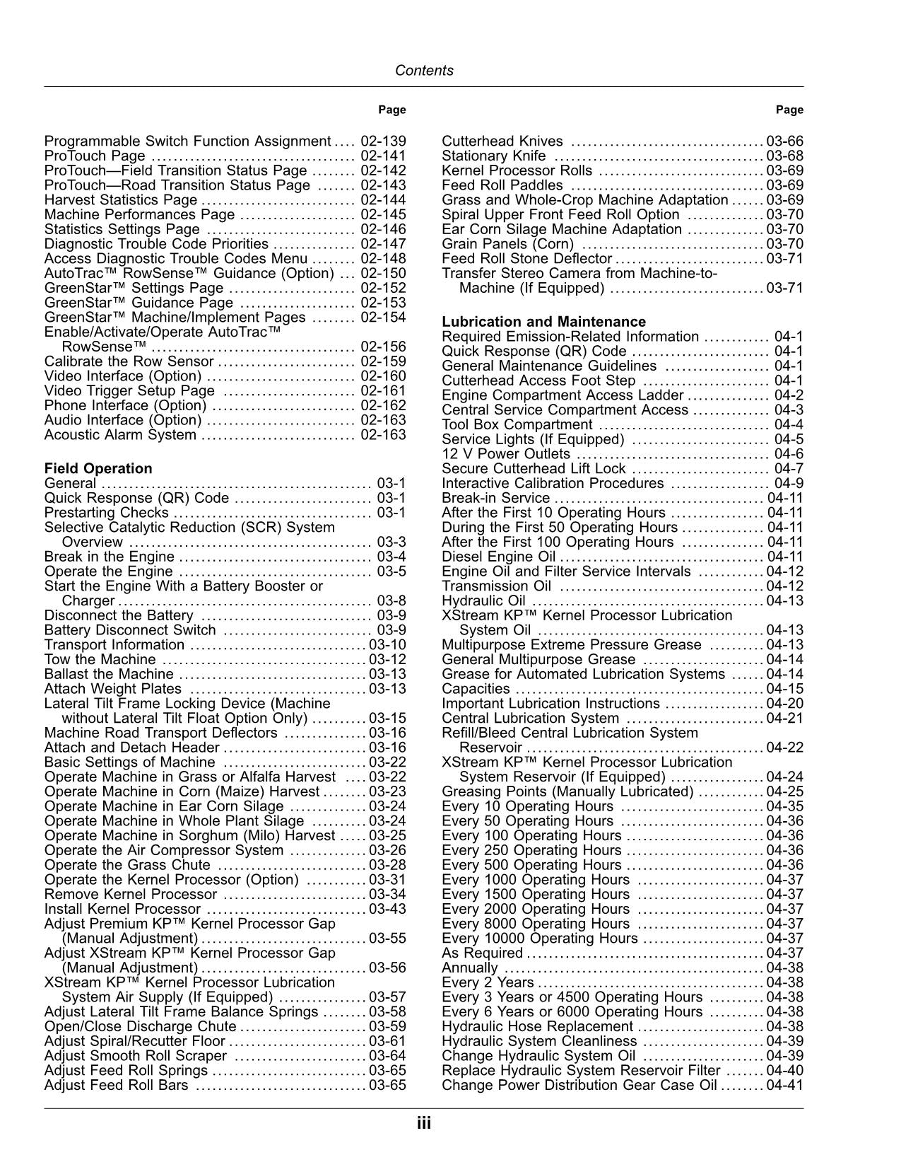 JOHN DEERE 9800 9900 HARVESTER OPERATORS MANUAL #1