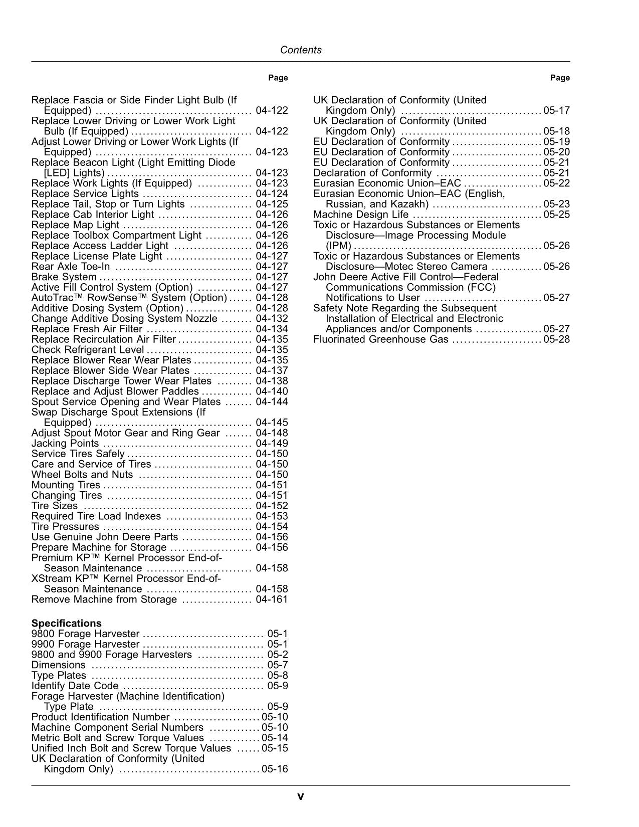 JOHN DEERE 9800 9900 HARVESTER OPERATORS MANUAL #2