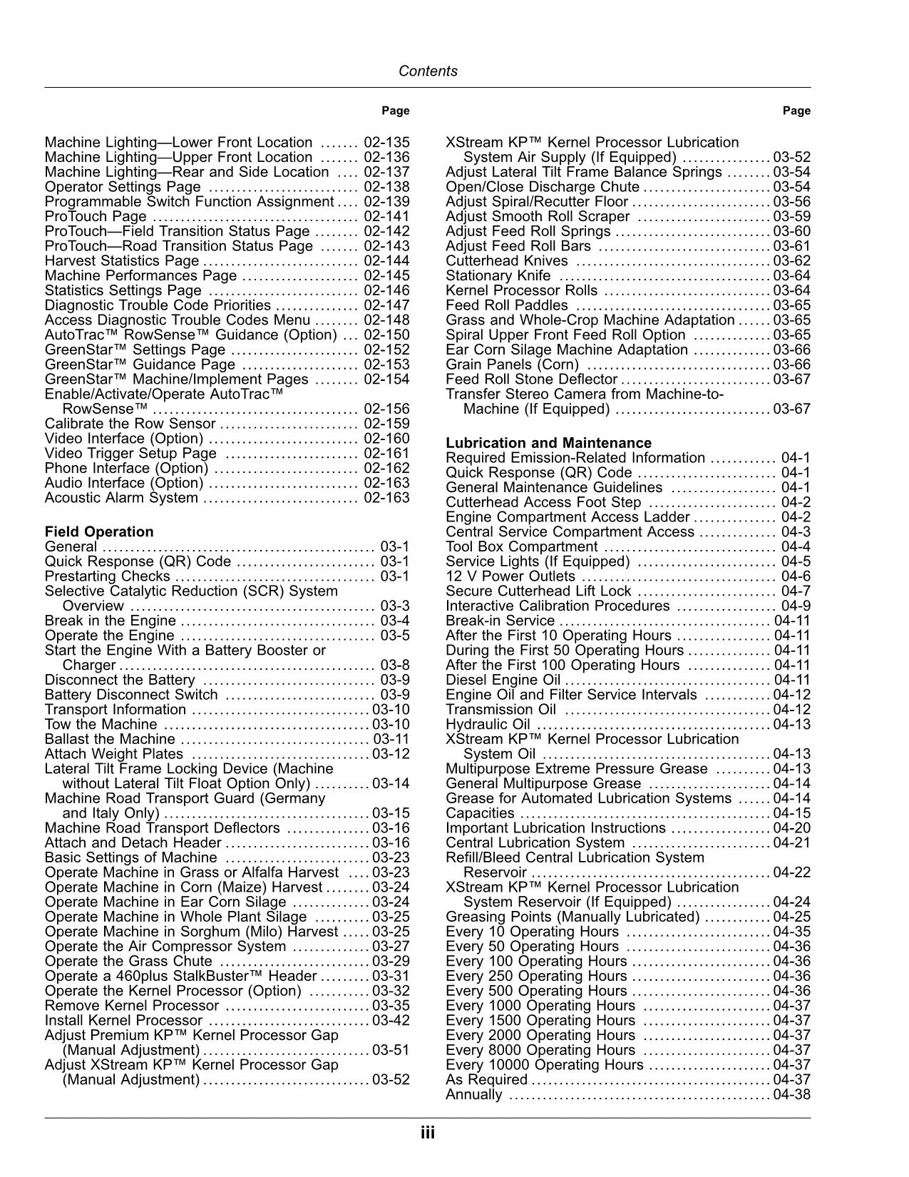 JOHN DEERE 9800 9900 HARVESTER OPERATORS MANUAL #2