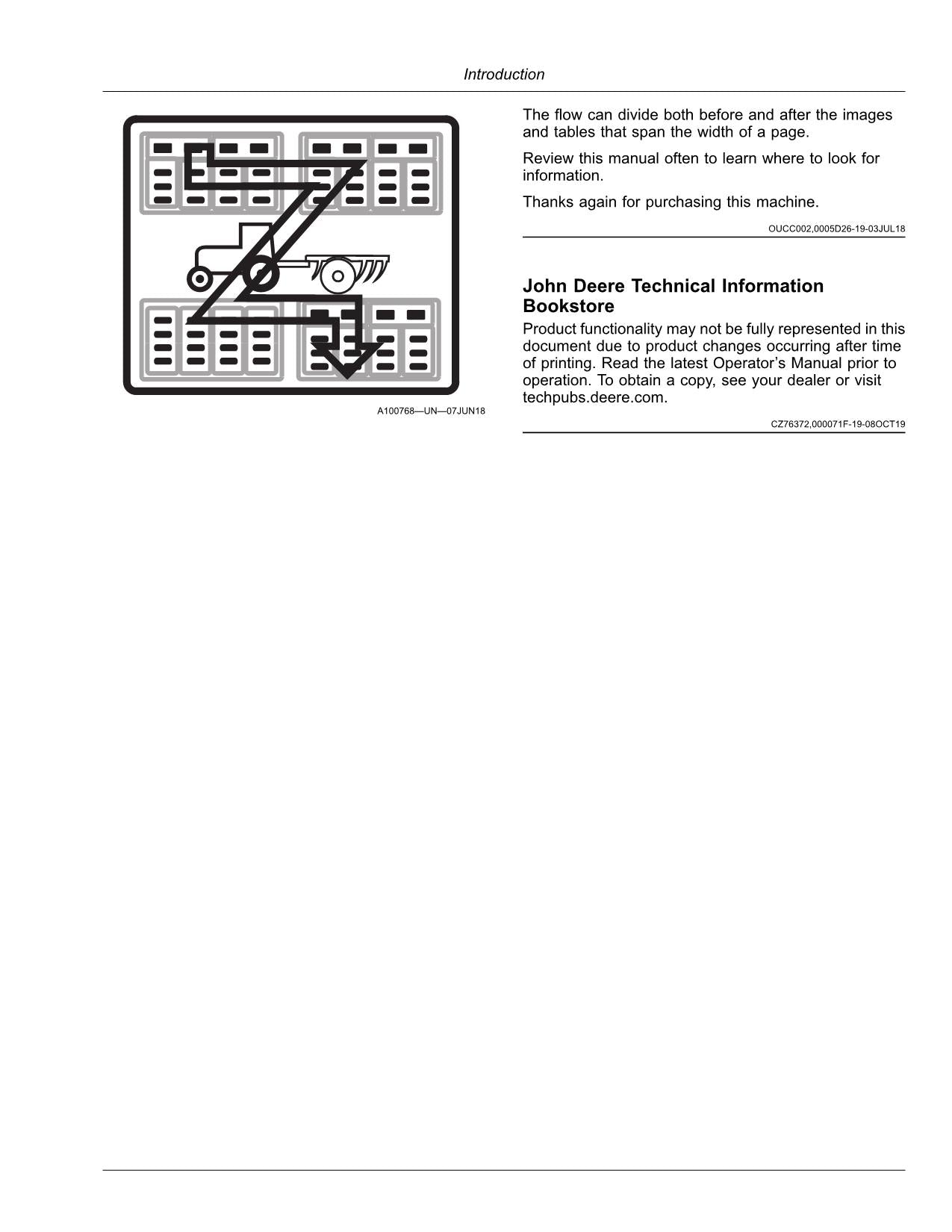 JOHN DEERE 8100 8200 8300 8400 8500 8600 HARVESTER OPERATORS MANUAL #1