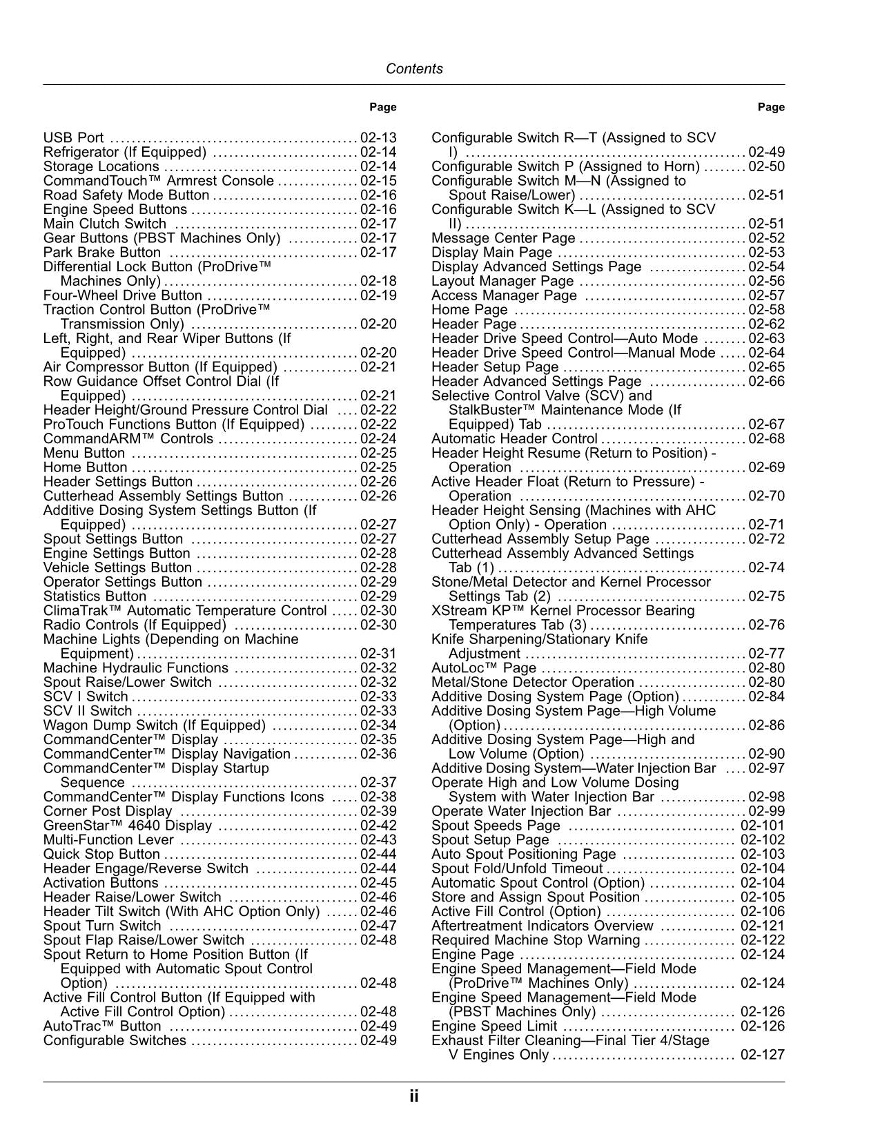 JOHN DEERE 8200 8600 8400 8500 HARVESTER OPERATORS MANUAL