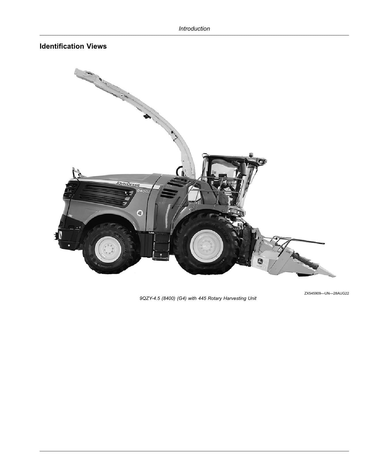 JOHN DEERE 8200 8600 8400 8500 HARVESTER OPERATORS MANUAL