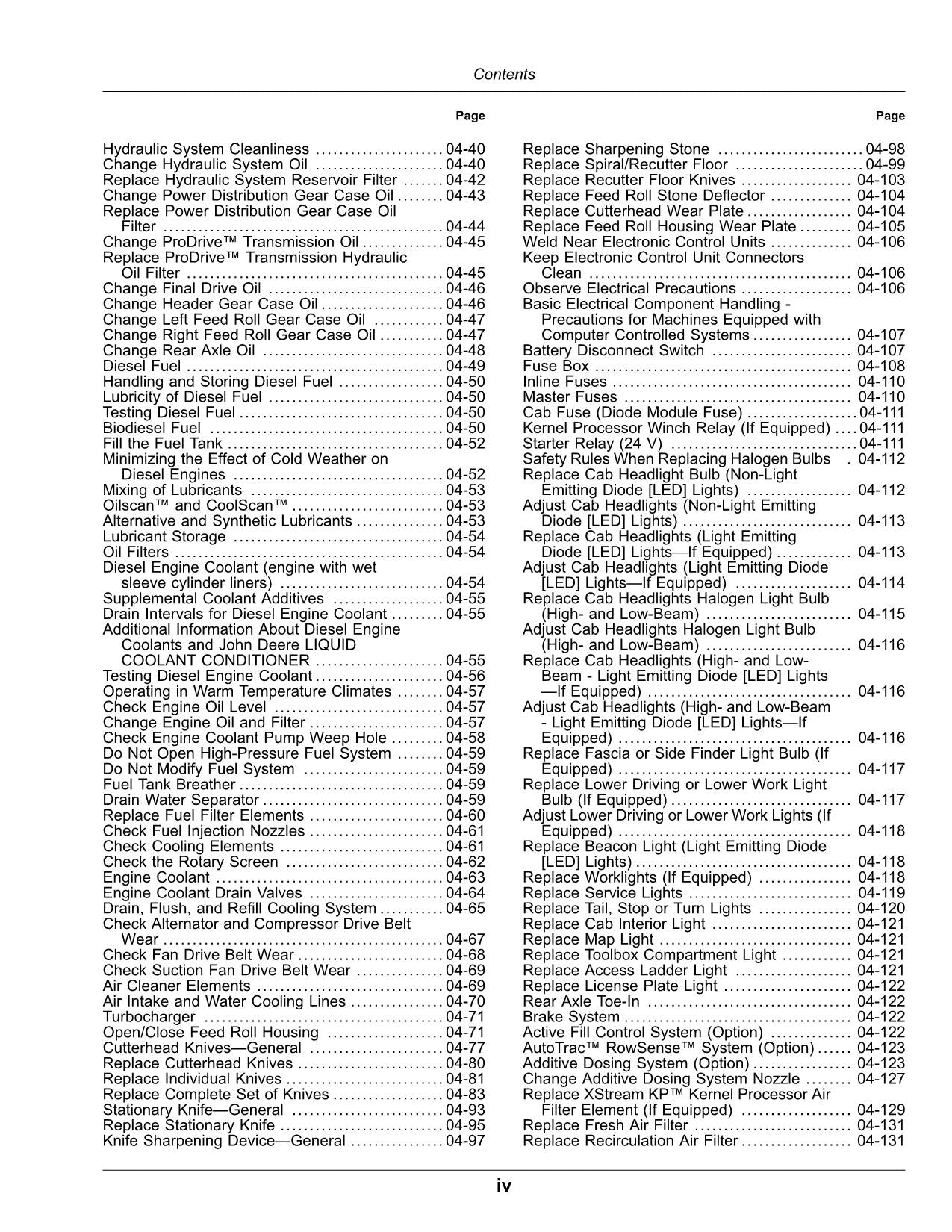 JOHN DEERE 9700 9500 9600 HARVESTER OPERATORS MANUAL