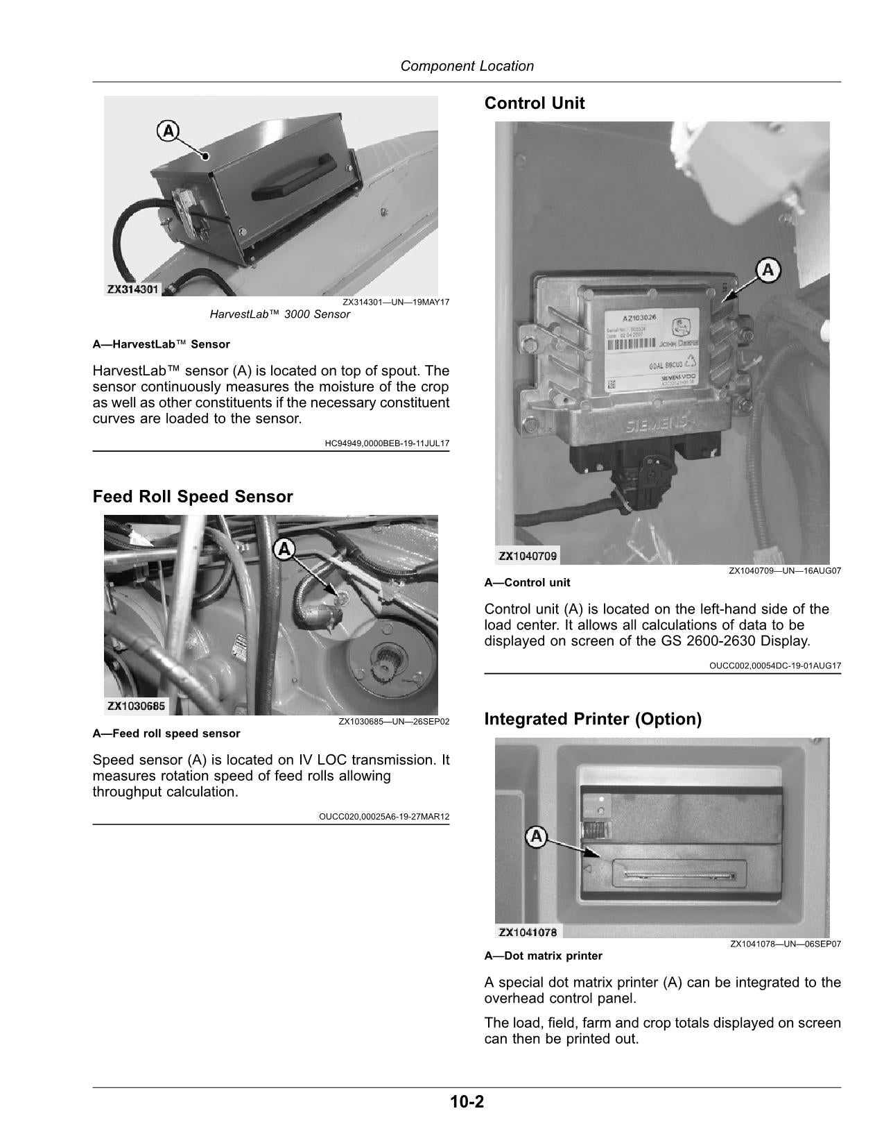 JOHN DEERE AMS GREENSTAR HARVESTER OPERATORS MANUAL