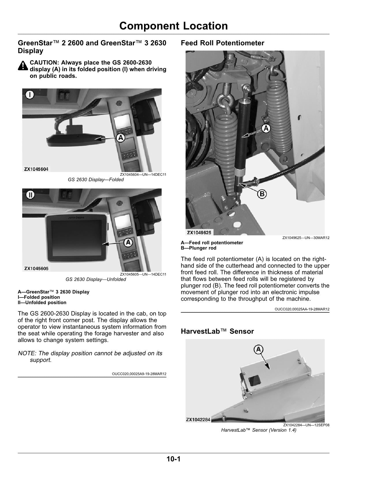 JOHN DEERE AMS GREENSTAR HARVESTER OPERATORS MANUAL