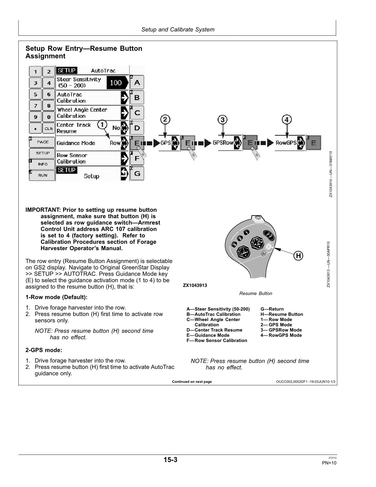 JOHN DEERE AMS GREENSTAR MONITOR SYSTEM HARVESTER OPERATORS MANUAL