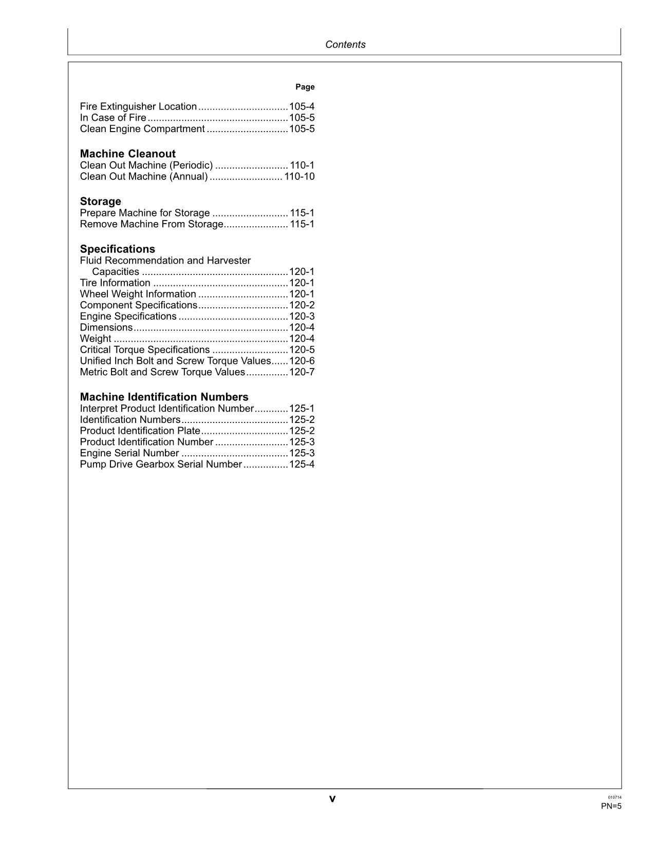 JOHN DEERE CH330 HARVESTER OPERATORS MANUAL #2