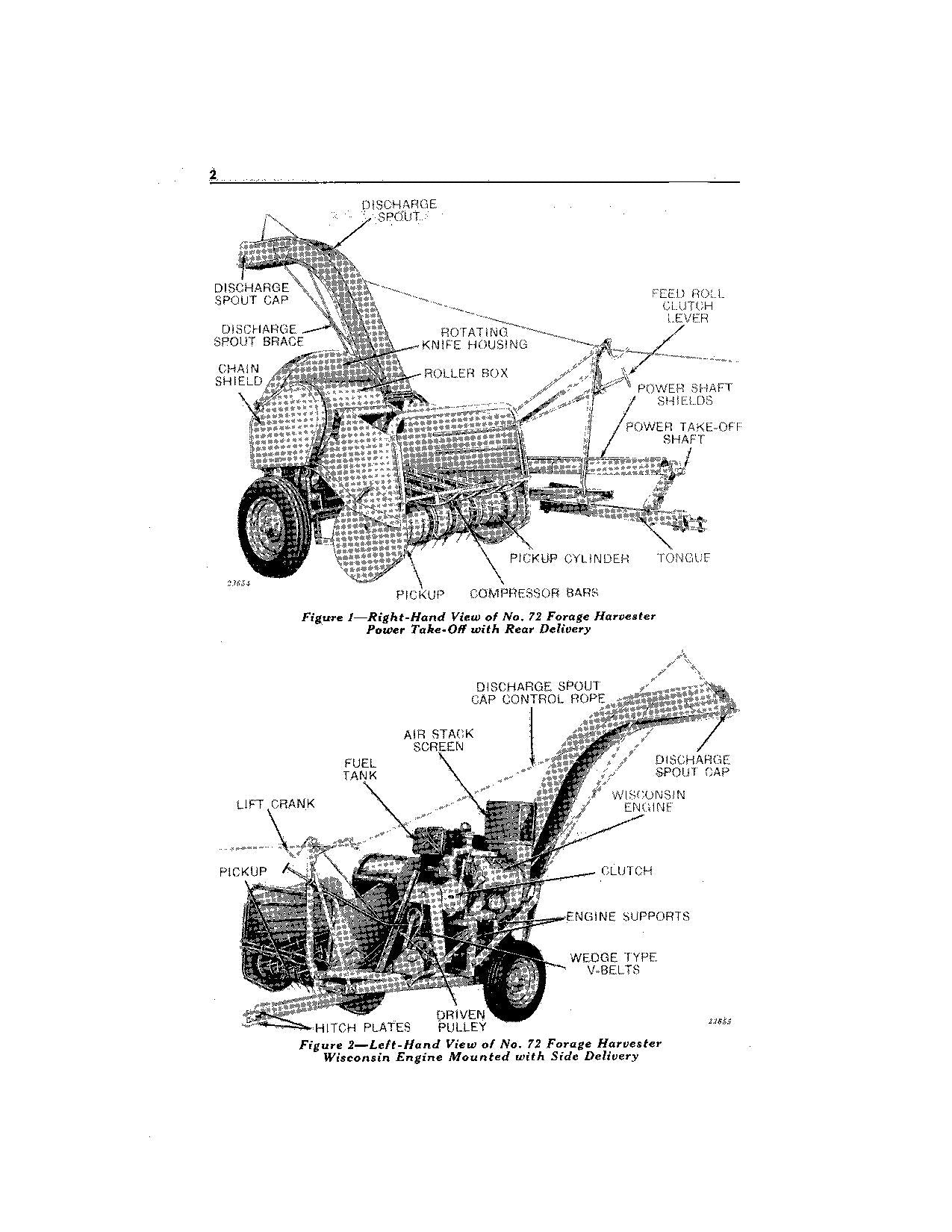 JOHN DEERE 72 74 HARVESTER OPERATORS MANUAL