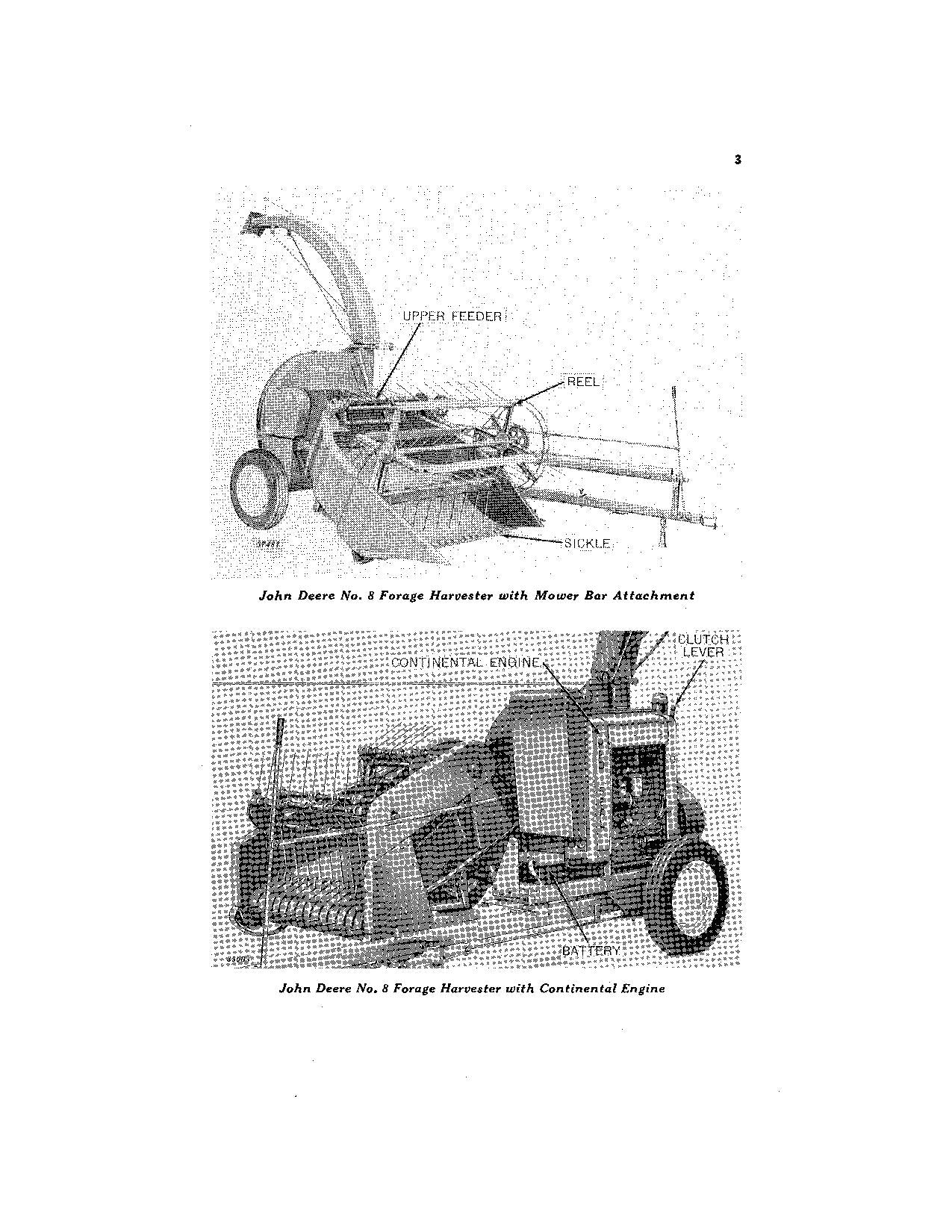 JOHN DEERE 8 HARVESTER OPERATORS MANUAL #1