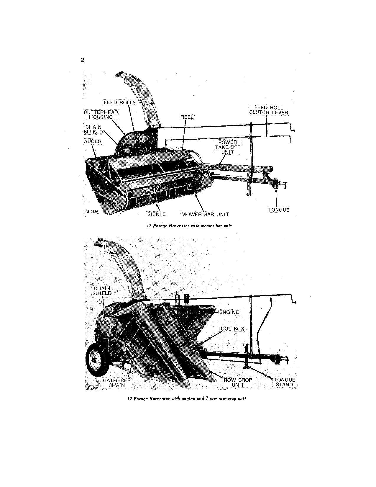 JOHN DEERE 12 HARVESTER OPERATORS MANUAL