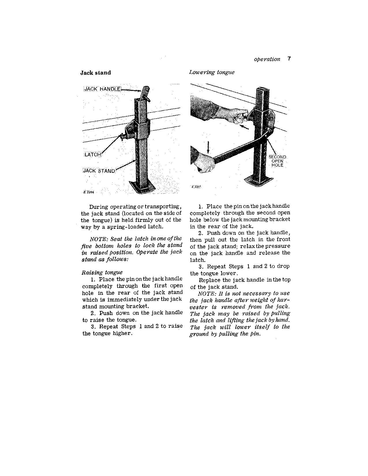 JOHN DEERE 12 HARVESTER OPERATORS MANUAL