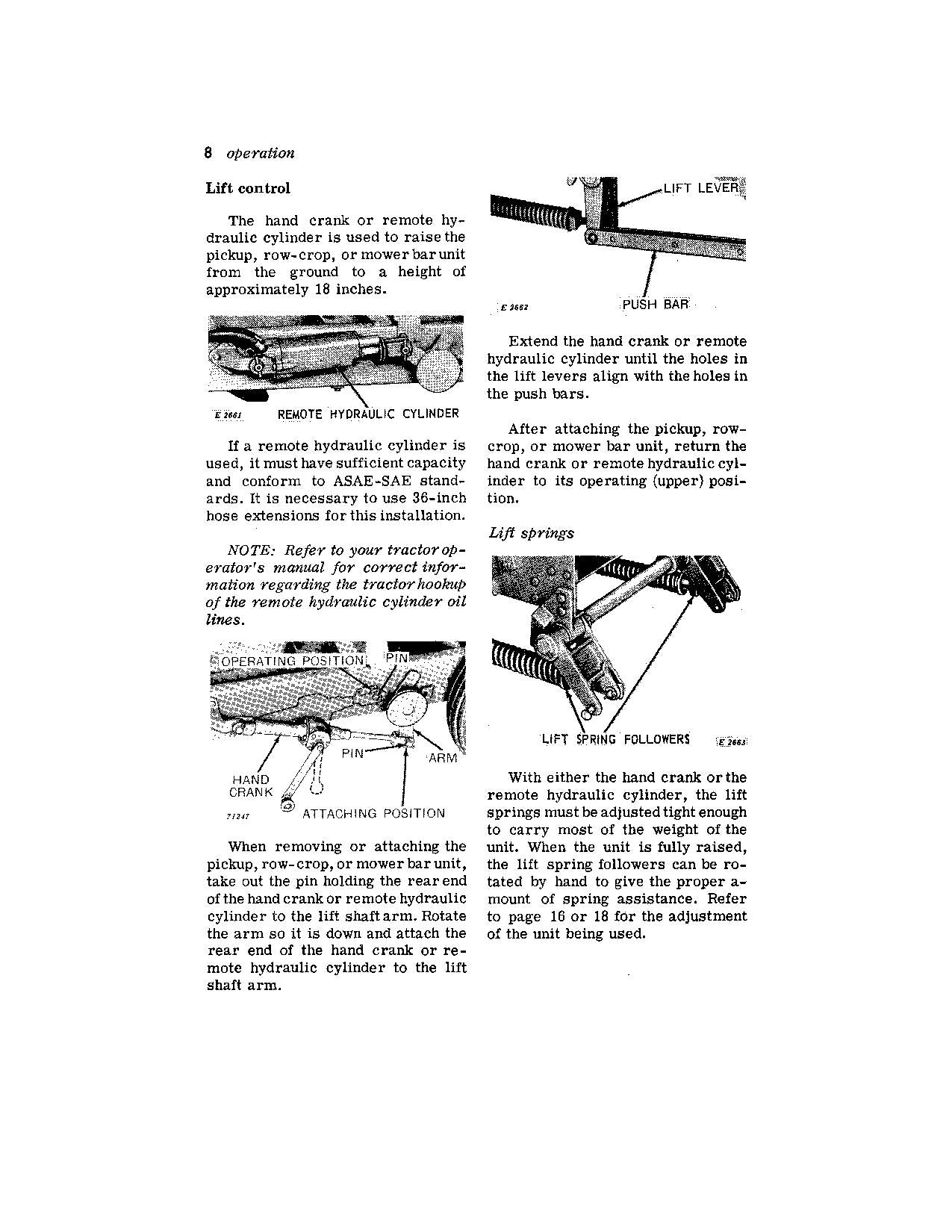 JOHN DEERE 12 HARVESTER OPERATORS MANUAL