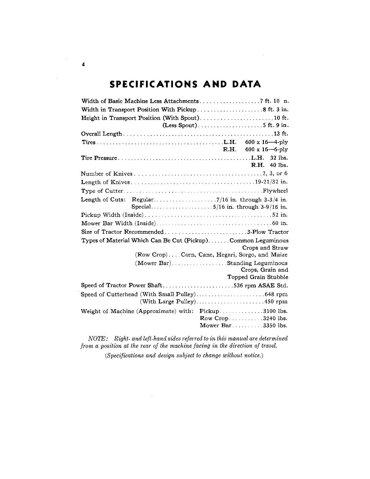 JOHN DEERE 8 HARVESTER OPERATORS MANUAL #2