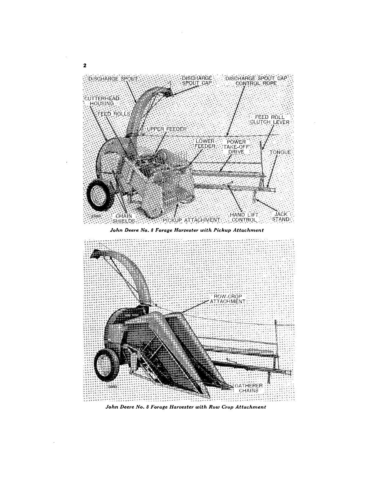 JOHN DEERE 8 HARVESTER OPERATORS MANUAL #2