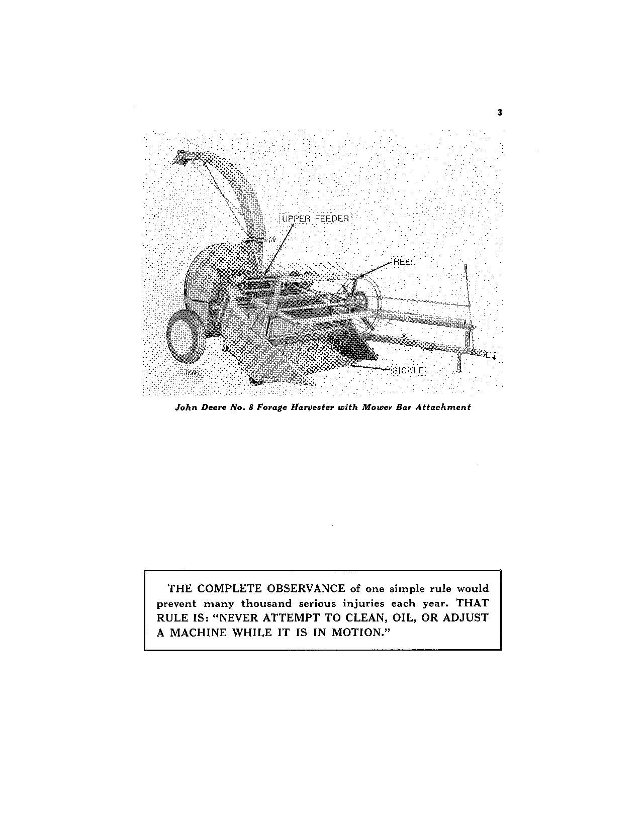 JOHN DEERE 8 HARVESTER OPERATORS MANUAL #2