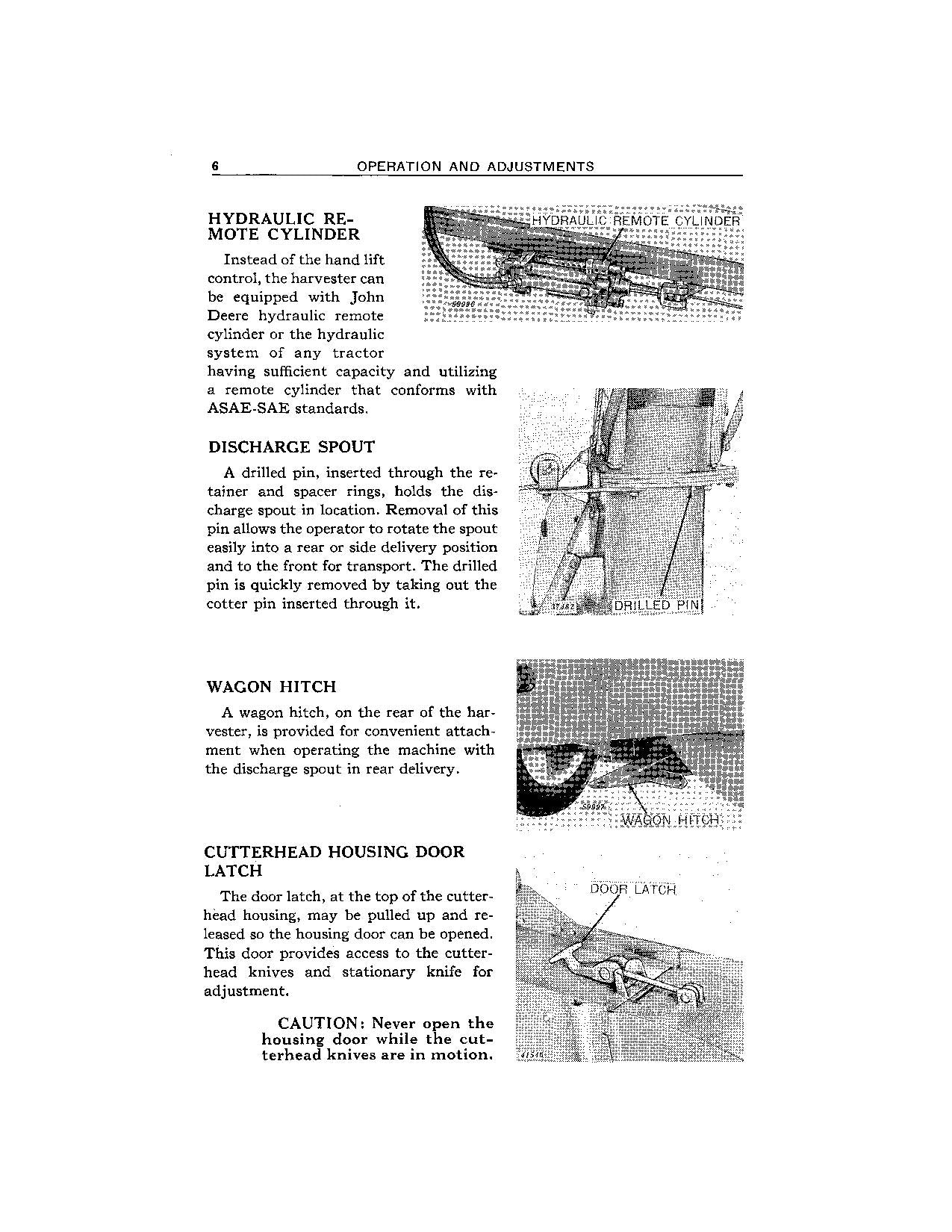 JOHN DEERE 8 HARVESTER OPERATORS MANUAL #2